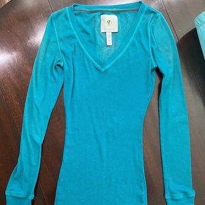 Vintage 2000’s Teal Abercrombie Long Sleeve Shirt